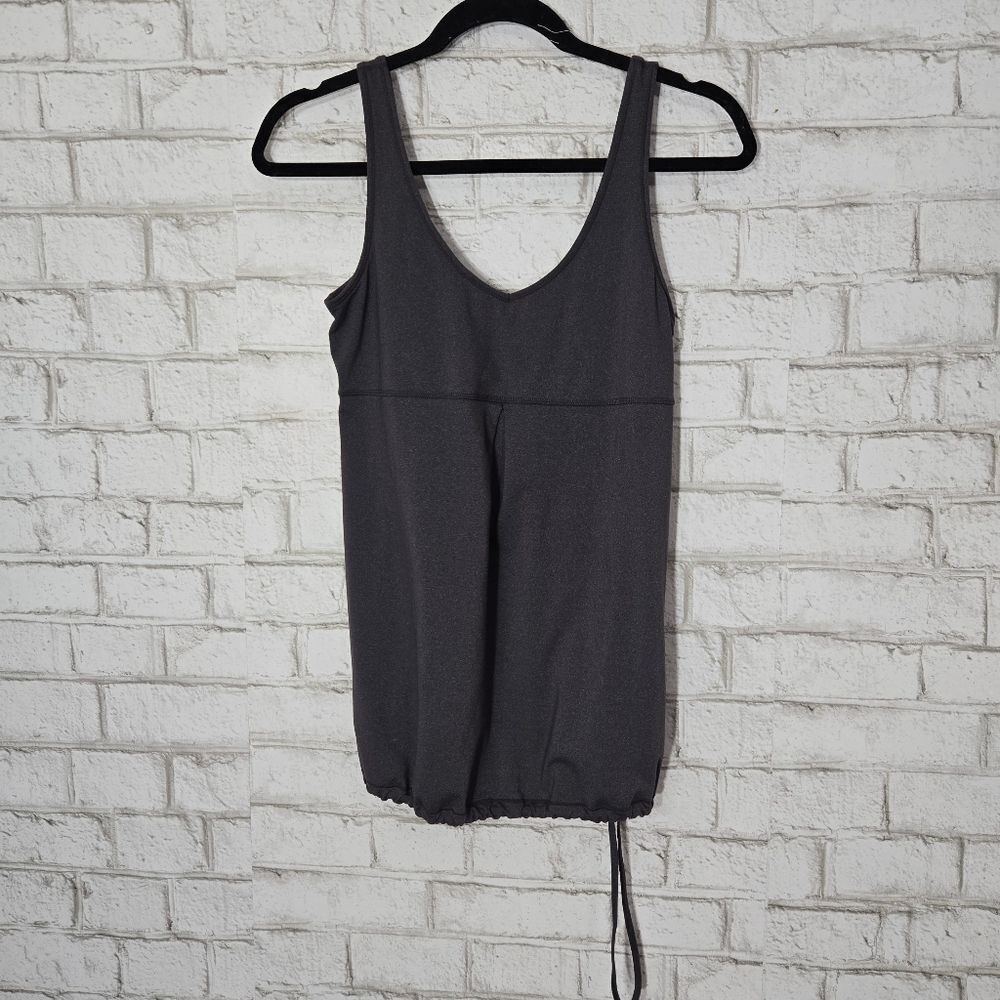 Lucy dark gray athletic tank